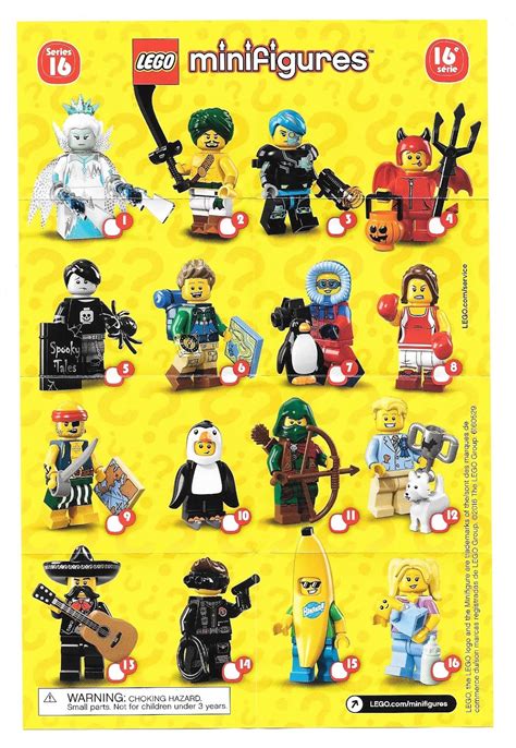 lego series 16 figures